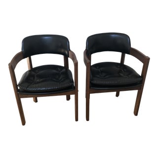 1970s Barrel Back Boling Chairs - a Pair For Sale