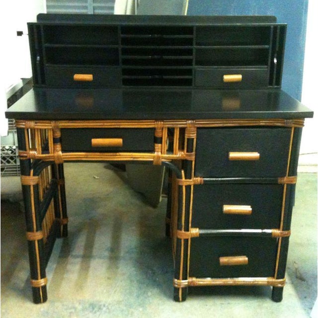 1920's Vintage Art Deco Wood Desk Chairish