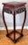 1970s Chinese Carved Rosewood Plant Stand Pedestal Table – Asian Display Stand For Sale - Image 4 of 10