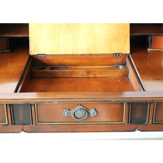 English Style Handcrafted Desk, 1990s For Sale - Image 14 of 16