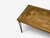 Jacques Quinet Style, Coffee Table, Gold Églomisé Glass, Iron, France, 1960s For Sale - Image 9 of 16