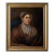 Primitive Portrait of a Lady, 19th Century For Sale