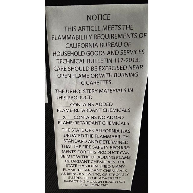 Wood A. Rudin Curved Velvet Sofa For Sale - Image 7 of 8