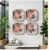Asian Antique Asian Style Square Plates With Tobacco Leaf Inspired Design For Sale - Image 3 of 3