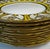 Antique Neoclassical Revival Royal Doulton Canary Yellow & Raised Gold Plates - Set of 10 For Sale - Image 9 of 10