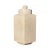 A Japanese Satsuma tea leaf holder from the Meiji period. Hexagonal-form with an overall pale white glaze. Rose-form...