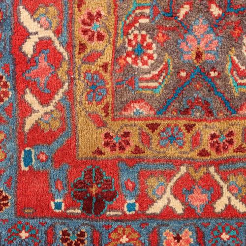 Antique Bidjar Rug in Cotton & Wool For Sale - Image 6 of 12