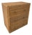 Boho Chic Rattan Wicker 3 Drawer Chest Dresser For Sale