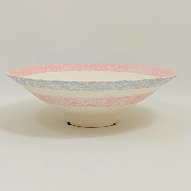 80s Maurice Ceramics Striped Catchall Bowl For Sale - Image 13 of 13