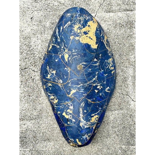 Grand Tour Vintage Italian Scagliola Pigmented Plaster Turtle Shell For Sale - Image 3 of 18