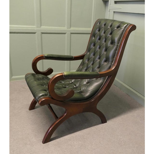 Vintage Chesterfield Easy Chair, 1960 For Sale - Image 4 of 8