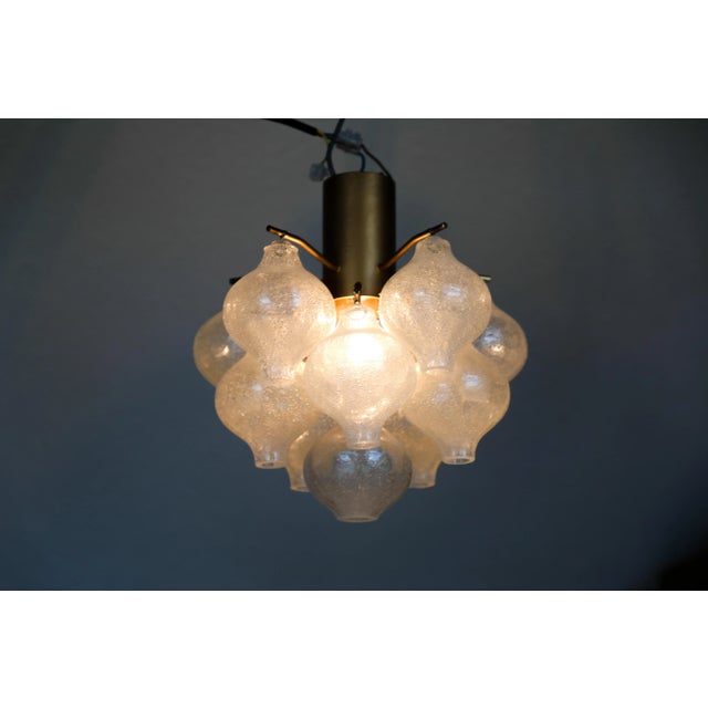 J.T. Kalmar Mid-Century Tulipan Glass Pendant Light from J. T. Kalmar, 1960s For Sale - Image 4 of 8