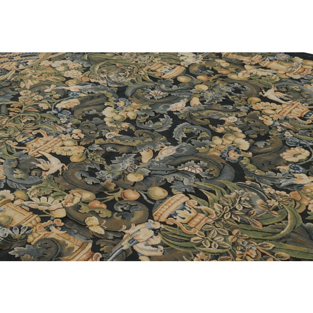 Handwoven in wool, this 8x10 contemporary rug is inspired by antique Tudor rugs and tapestries—-a new release from Rug &...