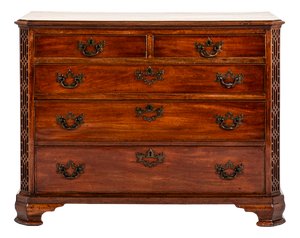Small George III Chest in Mahogany