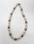 Metal Vintage Signed Napier Tri-Tone Beaded Necklace, C 1967 For Sale - Image 7 of 7