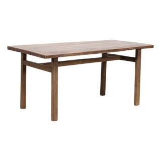 Vintage Chinese Elm Dining Table For Sale