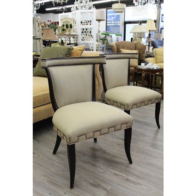 2000 - 2009 Ferguson Copeland, Ltd. Vienna Side Chairs - a Pair For Sale - Image 5 of 13