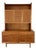 A Beautiful Mid Century Modern Walnut and Cane Hutch Designed by Kipp Stewart for Drexels “Declaration” Line, Circa 1960s For Sale