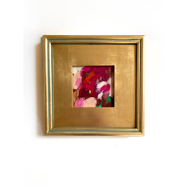 "Thorny Thicket" Set of Four Framed Mini Paintings by Jessalin Beutler For Sale In Seattle - Image 6 of 8