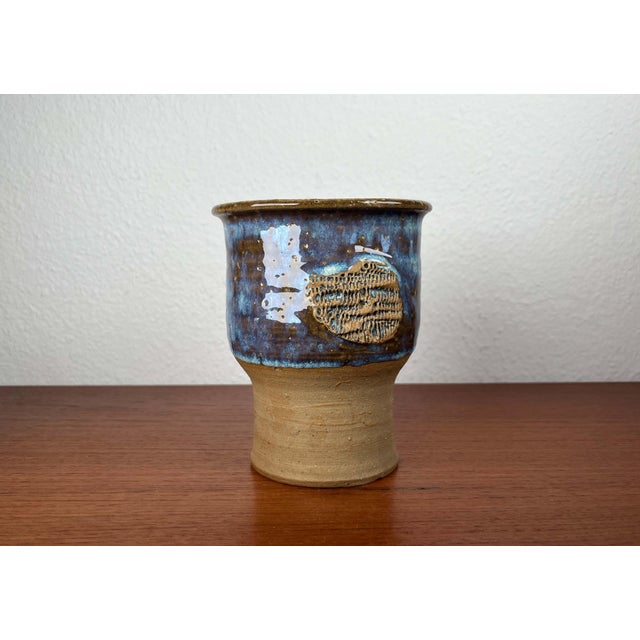 Mid-Century Modern Danish Studio Pottery Vase from Linder Stentøj, 1960s For Sale - Image 16 of 17
