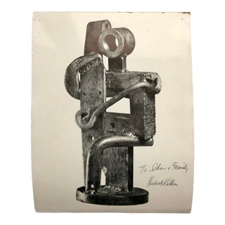 Herbert Hallem Roko Gallery Show Catalog 1973 – Signed & Dedicated by Artist, Vintage Art Exhibition Ephemera For Sale