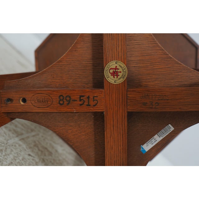 Stickley Mission Oak Octagonal End Table For Sale - Image 12 of 12