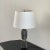 Early 21st Century Grooved 'Sillons' Pottery Lamp with Parchment Shade by Design Frères For Sale - Image 5 of 7