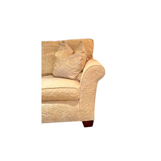 Stickley Three Cushion Sofa With Pillows; Exceptional Style and Form For Sale - Image 9 of 12