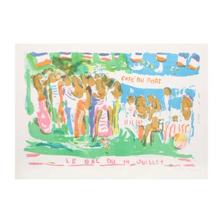 Bob Kane "St. Tropez" Lithograph For Sale