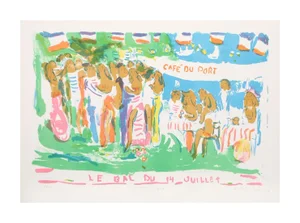 Bob Kane "St. Tropez" Lithograph