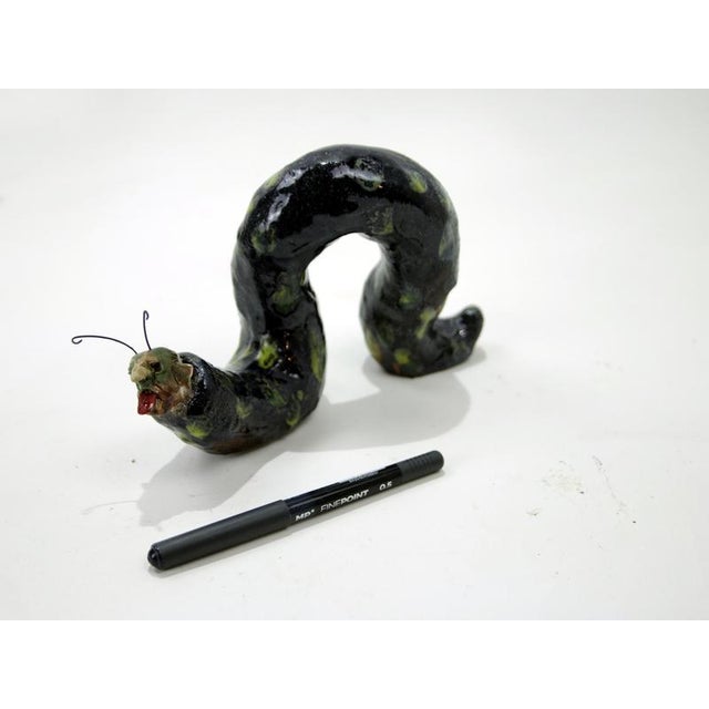 Óscar Aldonza Torres, Human Insect Hybrid Creature Loop Form, 2026, Ceramic For Sale - Image 3 of 11