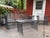 Mid-Century Modern Woodard MCM Glider Sofa and Chair Patio Set, 3 Pieces For Sale - Image 3 of 12
