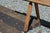 Handcrafted 96" Long Wooden Backless Bench Seat W/ Log Style Legs For Sale - Image 10 of 15