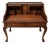 Vintage Secretary Desk / Writing Desk – Mahogany, Leather Top, French For Sale