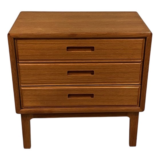 Danish Teak Chest of Drawers, 1960s For Sale