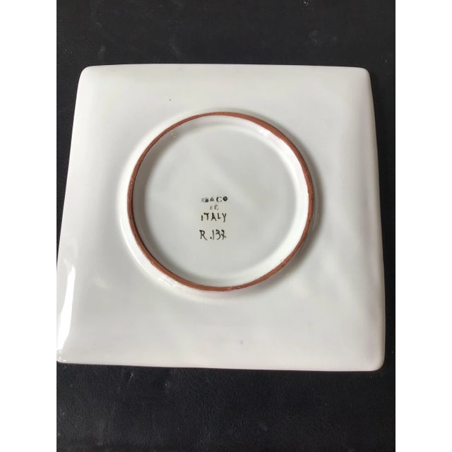 2000 - 2009 Early 21st Century Italian Ceramic Painted Men Plates - A Pair For Sale - Image 5 of 7