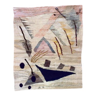 Triangle Vi: Law of Three Series - Hand Woven Contemporary Tapestry For Sale