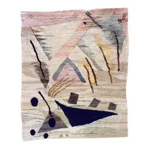 Triangle VI: Law of Three Series - Hand Woven Contemporary Tapestry
