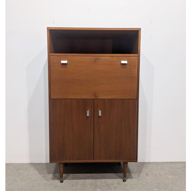 Vintage Cabinet with Secretary, 1960s For Sale - Image 9 of 9