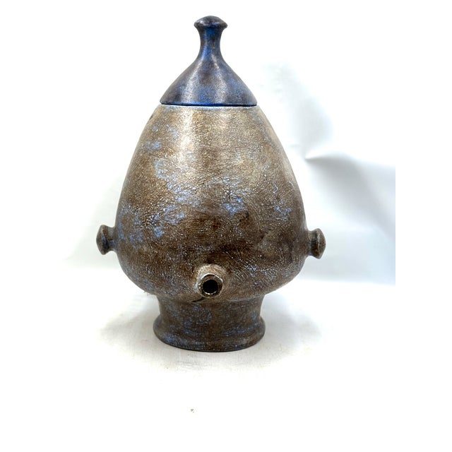 Large Fountain Vinegar Cruet by Les 2 Potiers, 1960s For Sale - Image 9 of 9