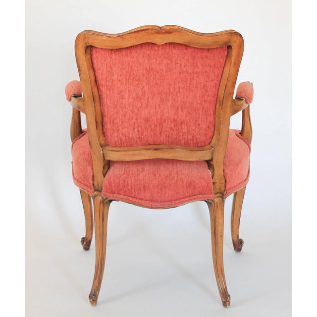 Early 20th Century French Louis XV Style Fauteuil For Sale - Image 5 of 13