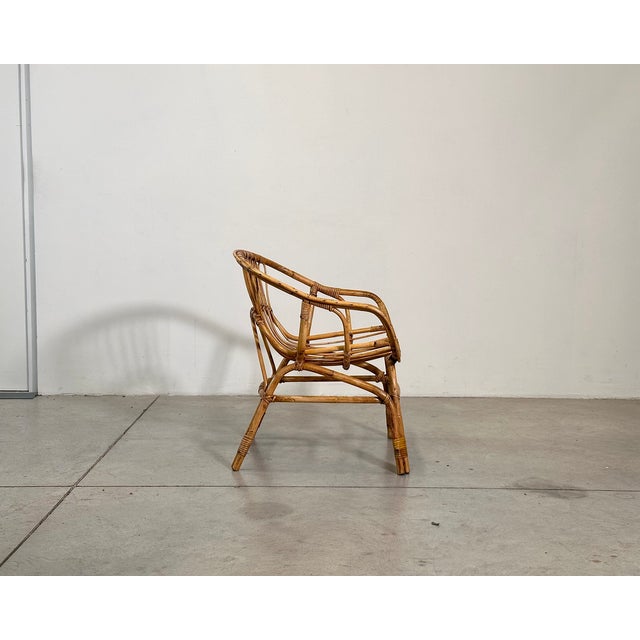 Rattan and Bamboo Living Room Set, Set of 5 For Sale - Image 14 of 18