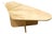 Postmodern Style Sculptural Blonde Wood Coffee Table For Sale