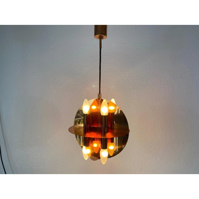 Copper Copper Pendant Lamp from Cosack, 1970s For Sale - Image 8 of 12