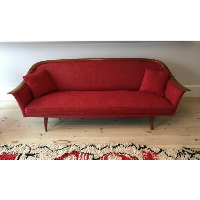 MidCentury Norwegian Sculptural Sofa by Fredrik Kayser for Vatne