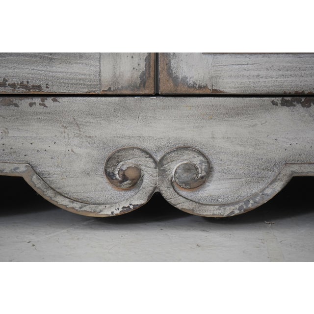 Hooker Gustavian Bubble Glass China Cabinet For Sale - Image 9 of 18