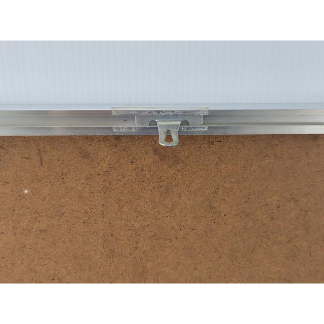 Vintage Don Quixote Painting in Brushed Aluminium, 1970s, in Good conditions. Designed 1970 to 1979