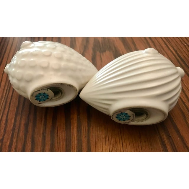 Jonathan Adler White Ceramic Fish Salt and Pepper Shakers - a Pair For Sale In Palm Springs - Image 6 of 7