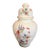 Large Vintage Italian Satin Glass Chinoiserie Ginger Jar For Sale