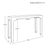 Matthew Izzo Home Evelyn Light Blue Linen Console Table For Sale - Image 9 of 9